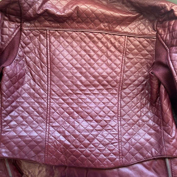 Michael Kors Leather Jacket - Picture 5 of 8